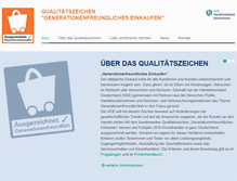 Tablet Screenshot of generationenfreundliches-einkaufen.de